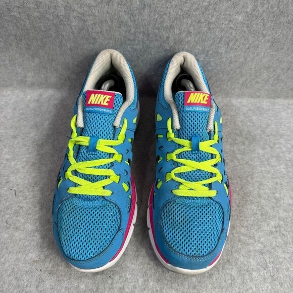 Nike Shoes Womens Size 7 Dual Fusion Run 2 Blue Pink Athletic Sneaker 599793-401 - Picture 3 of 9